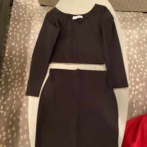 Amanda Uprichard Crop Top and Pencil Skirt